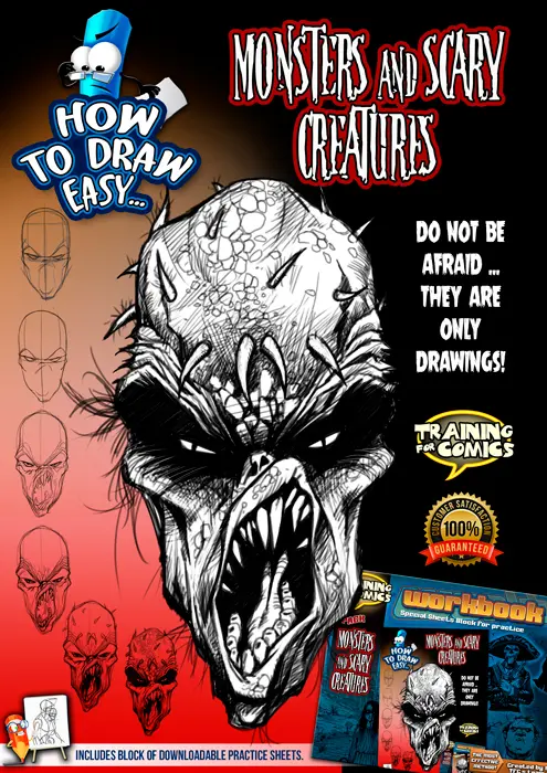 Bundle - Starter Pack V3: How to draw monsters + Films and Training + Ebook the Secret of the Masters